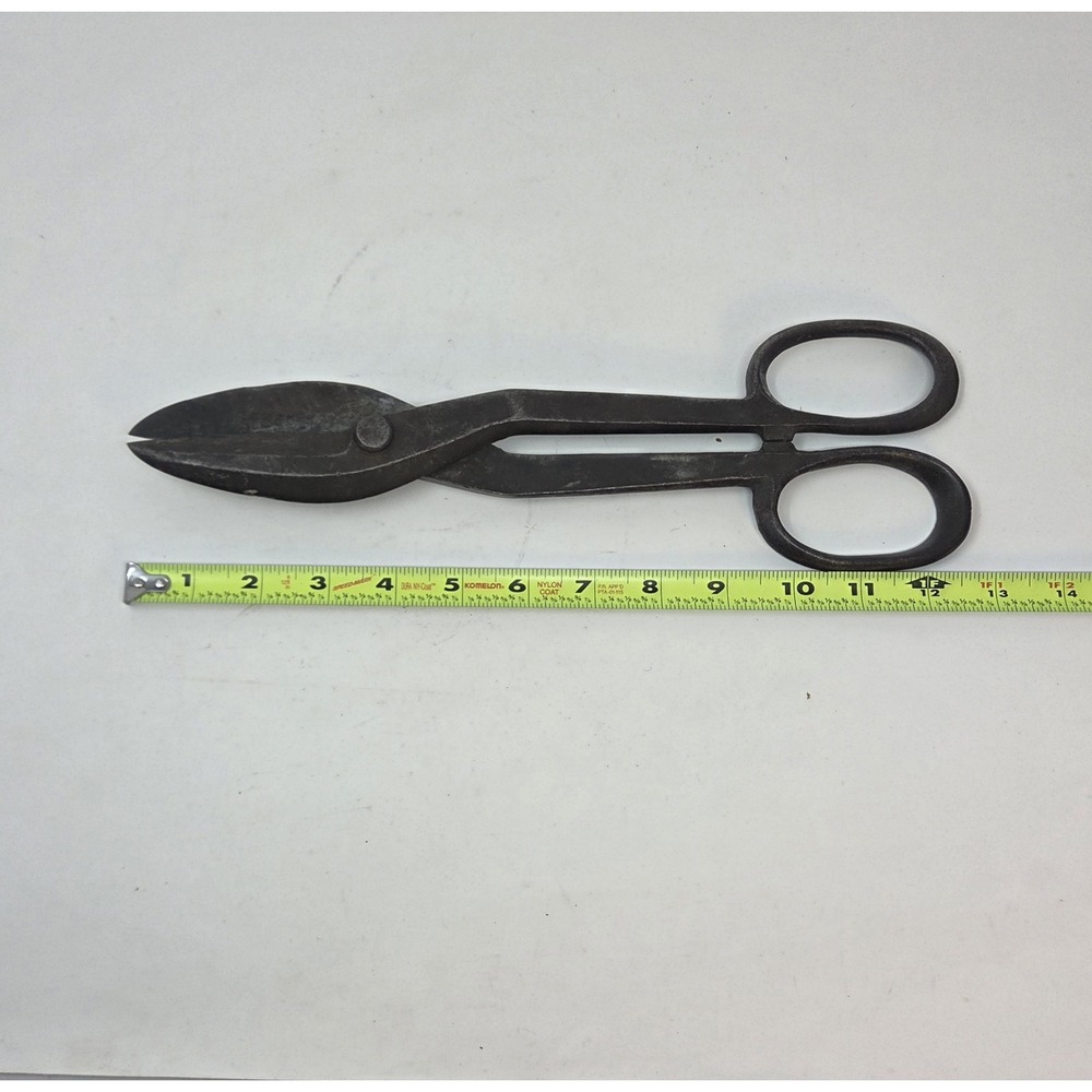 Vintage Peck Stow Wilcox Samson Dexto Tin Snips Sheet Metal Shears 12" USA - Picture 10 of 12